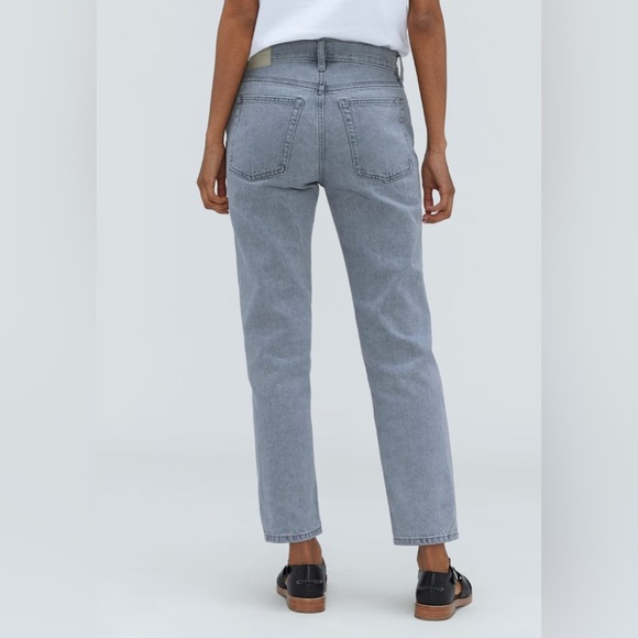 Everlane gray the90’s cheeky organic cotton size 26 Straight Leg Jeans for Women - Picture 4 of 13
